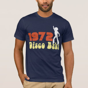 Camiseta RETRA gráfica 1972 del CUMPLEAÑOS del