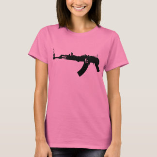 Camiseta retra para mujer de NY AK 47