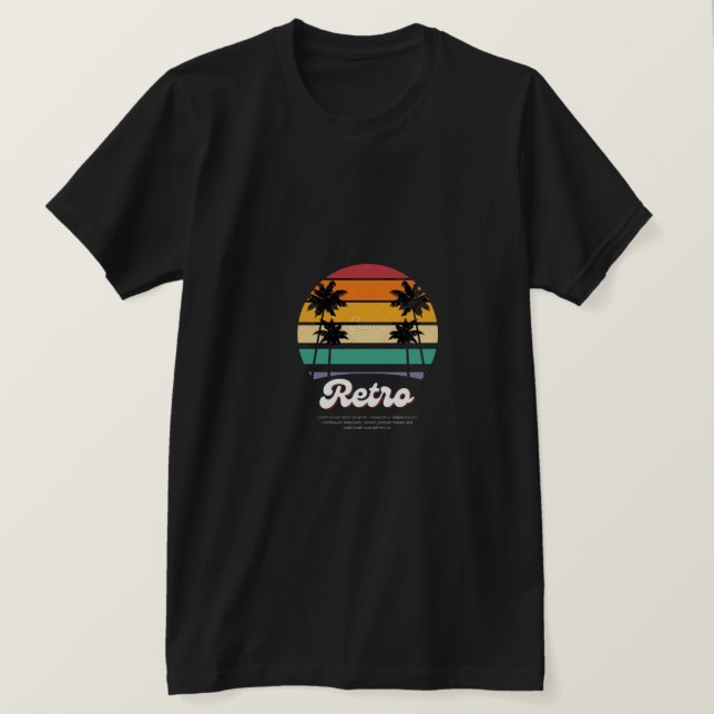 Camiseta Retra T-Shirt (Anverso del diseño)