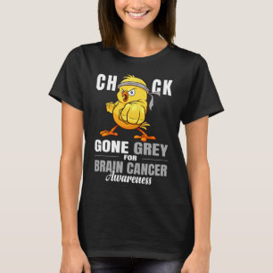 Camiseta retrasado de cáncer cerebral