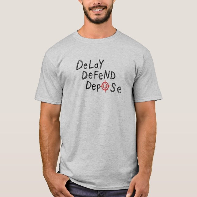Camiseta Retrasar Defender Depponer (Anverso)