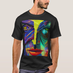 Camiseta Retrato abstracto de fantasía