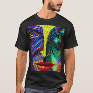 Camiseta Retrato abstracto de fantasía