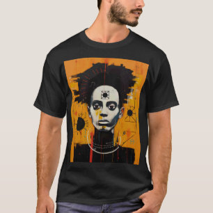 Camiseta Retrato abstracto de la cultura negra - Patrimonio