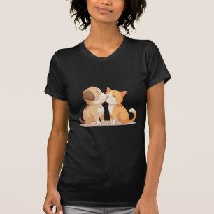 Camiseta Retrato Adorable Del Mascota Perro Y Personalizado