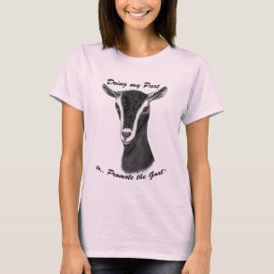 Camiseta Retrato alpino de cabra