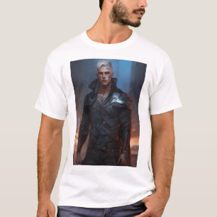 Camiseta Retrato altamente detallado de un no binario antig