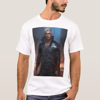 Camiseta Retrato altamente detallado de un no binario antig