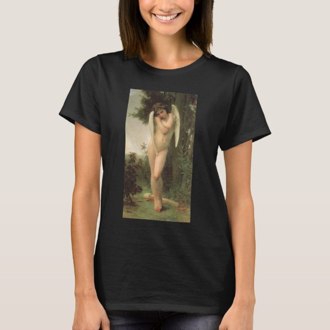 Camiseta Retrato Ángel Cupido (Cupidón) por Bouguereau (Anverso)