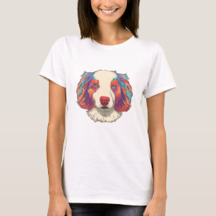 Camiseta Retrato animal de mascota de perro de perro de per