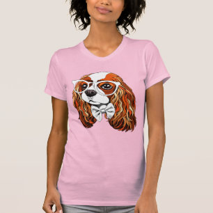 Camiseta Retrato arrogante del perro de aguas de rey