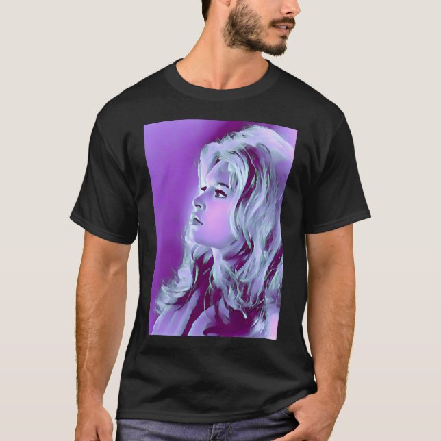 Camiseta retrato artístico de Brigitte Bardot (Anverso)