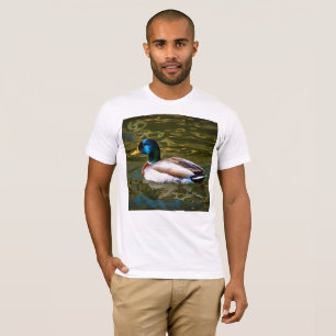 Camiseta Retrato artístico del pato mallard