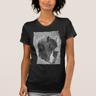 Camiseta Retrato bonito del caballo