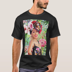 Camiseta Retrato Cardi B  