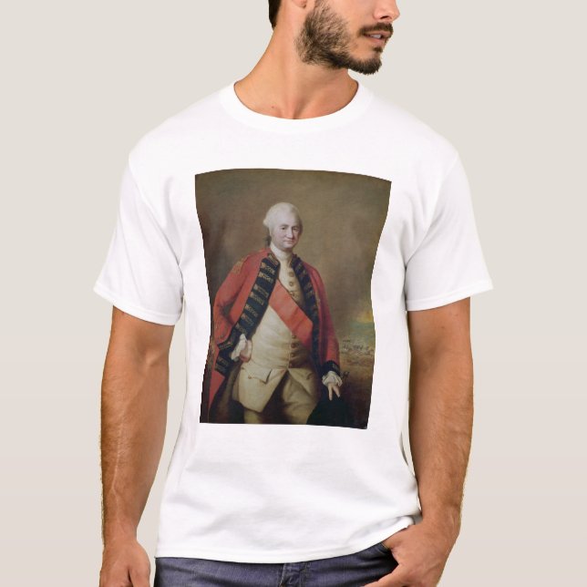 Camiseta Retrato de 1r barón Clive, 1773 de Roberto Clive (Anverso)