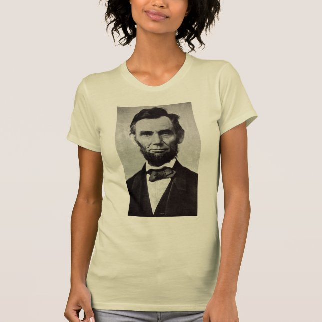 Camiseta Retrato de Abe Lincoln 2 (Anverso)