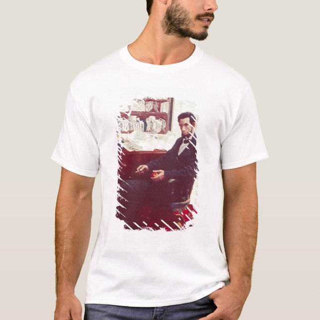 Camiseta Retrato de Abraham Lincoln (Anverso)