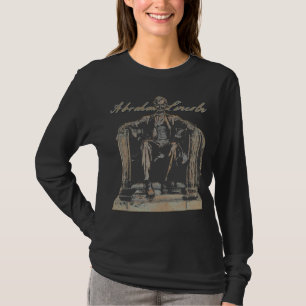 Camiseta Retrato de Abraham Lincoln
