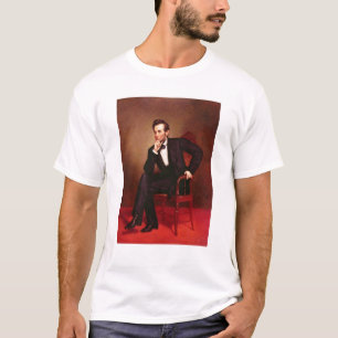 Camiseta Retrato de Abraham Lincoln
