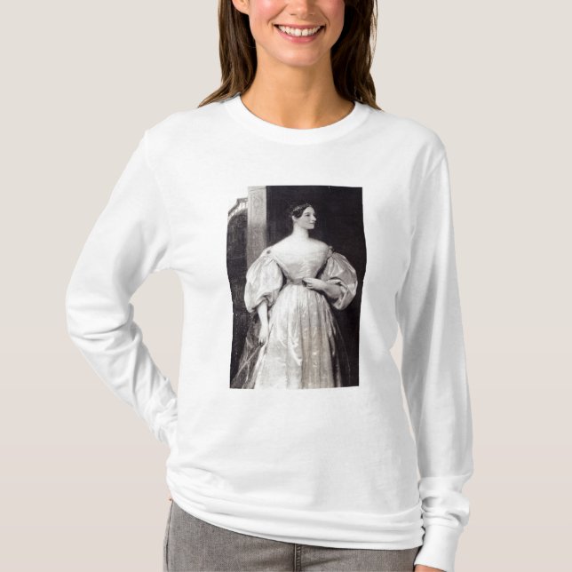 Camiseta Retrato de Ada Byron de Augusta (Anverso)