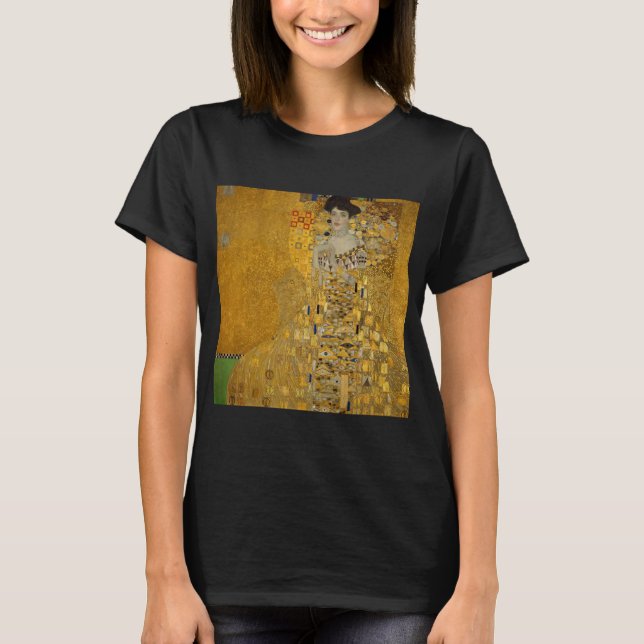 Camiseta Retrato de Adele Bloch-Bauer I por Gustav Klimt (Anverso)