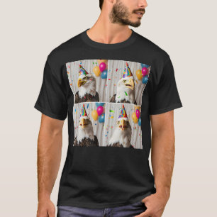 Camiseta Retrato De Águila Calva Cara Feliz Águila