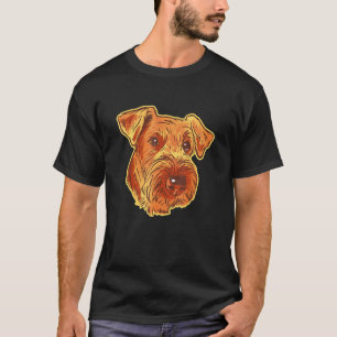 Camiseta Retrato de Airedale Terrier Dog Mascota