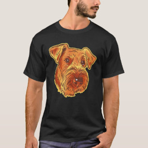 Camiseta Retrato de Airedale Terrier Dog Mascota