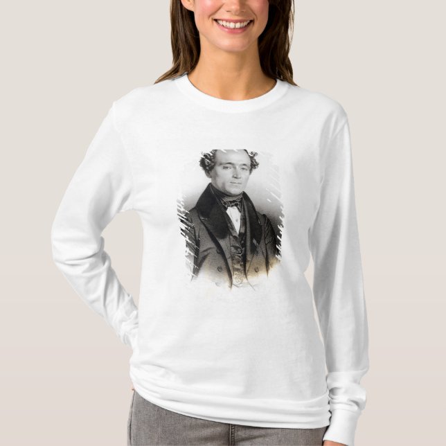 Camiseta Retrato de Alejandro Dumas Fils (Anverso)