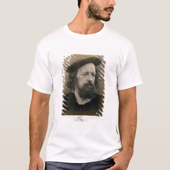 Camiseta Retrato de Alfred, señor Tennyson (1809-92) (Anverso)