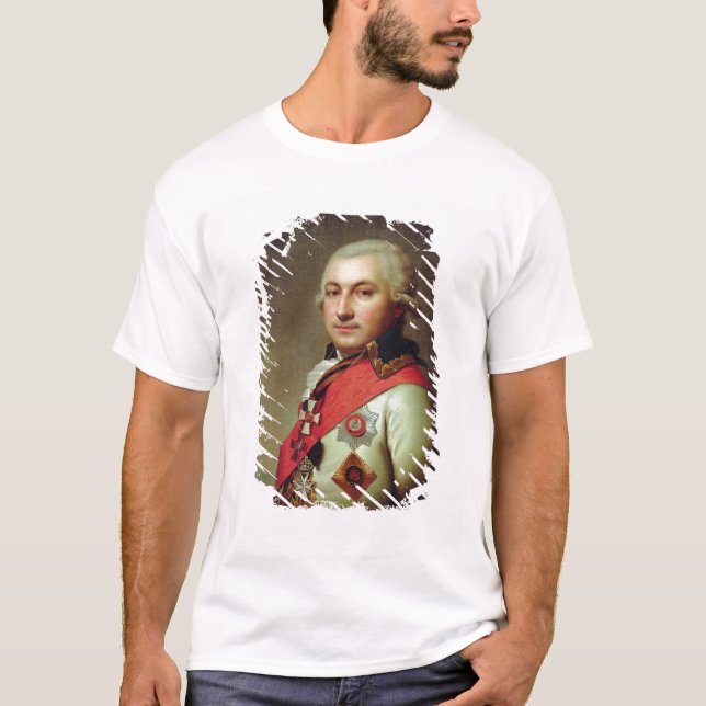 Camiseta Retrato de almirante Jose de Ribas, después de (Anverso)