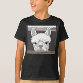 Camiseta Retrato de Alpaca