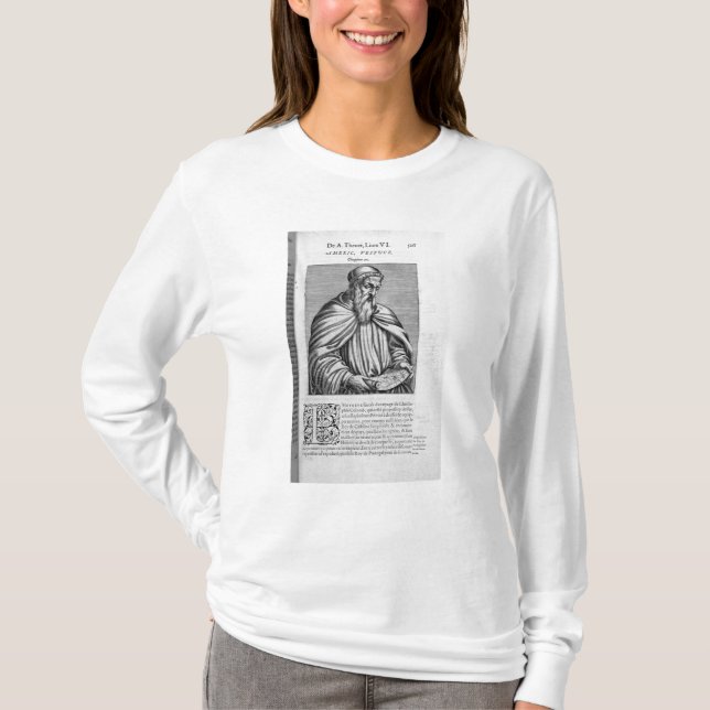 Camiseta Retrato de Amerigo Vespucci (Anverso)