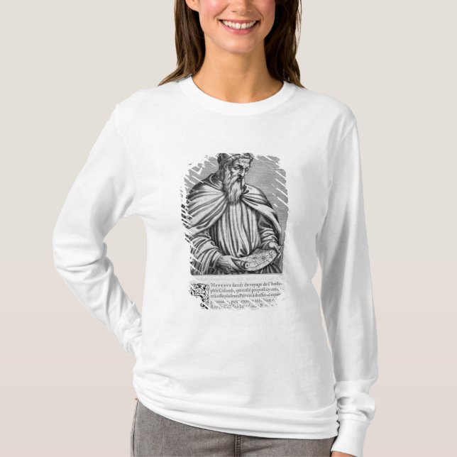 Camiseta Retrato de Amerigo Vespucci (Anverso)
