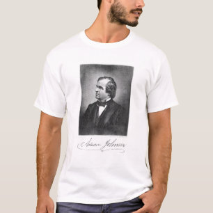 Camiseta Retrato de Andrew Johnson