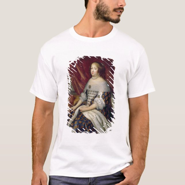 Camiseta Retrato de Anne de la reina de Austria de Francia (Anverso)