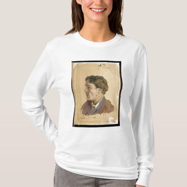Camiseta Retrato de Antón Chekhov (Anverso)