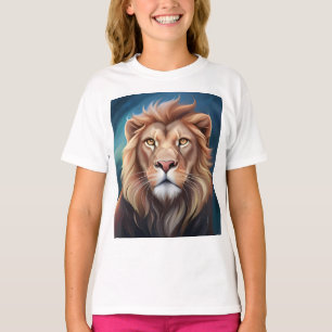 Camiseta Retrato de arte digital León-56556