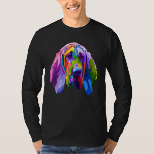Camiseta Retrato de arte pop colorido y sangriento para el