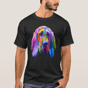 Camiseta Retrato de arte pop colorido y sangriento para el 