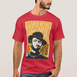 Camiseta Retrato de arte pop de Clint Eastwood