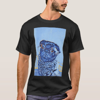 Camiseta Retrato de arte pop de profesora de invierno con g