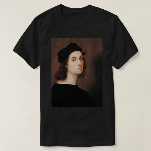 Camiseta Retrato de arte renacentista Raphaelx27s 1506 (Diseño del anverso)