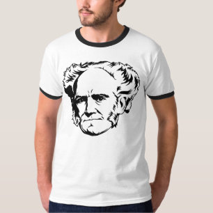 Camiseta Retrato de Arthur Schopenhauer