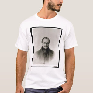 Camiseta Retrato de Auguste Comte, filósofo francés