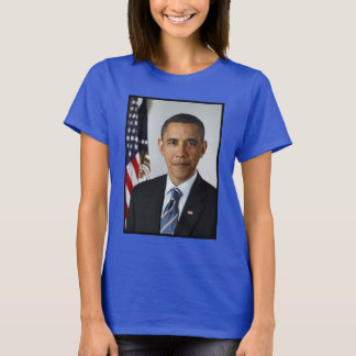 Camiseta Retrato de Barack Obama en la Casa Blanca
