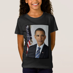 Camiseta Retrato de Barack Obama en la Casa Blanca