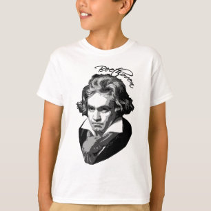 Camiseta Retrato de Beethoven en las camisetas, tazas,