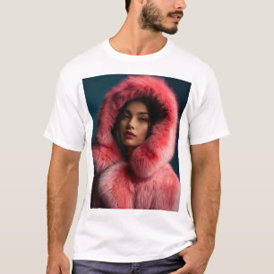 Camiseta Retrato de belleza, retrato de elegancia moderna